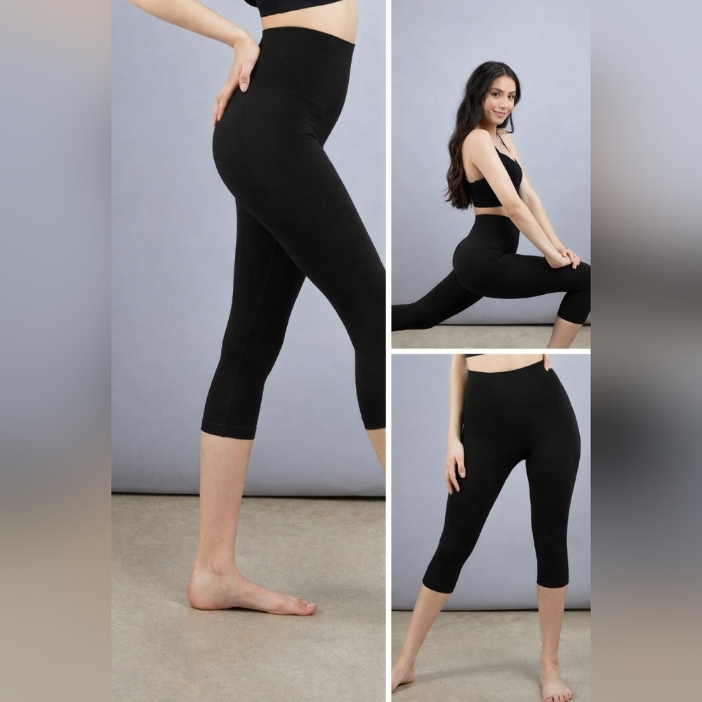 Savvi Ananda Black Capri Leggings S